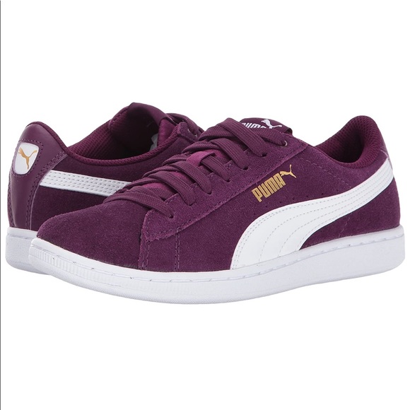 Puma Shoes - Puma Women’s Vikky Sneaker - Size 7, Purple/White